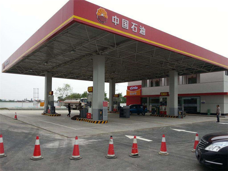 加油站鋼結構網架案例20