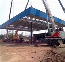 加油站鋼結構網架工程